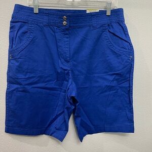 NWT Karen Scott Blue Shorts
